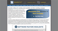 Desktop Screenshot of enewsletterpro.com